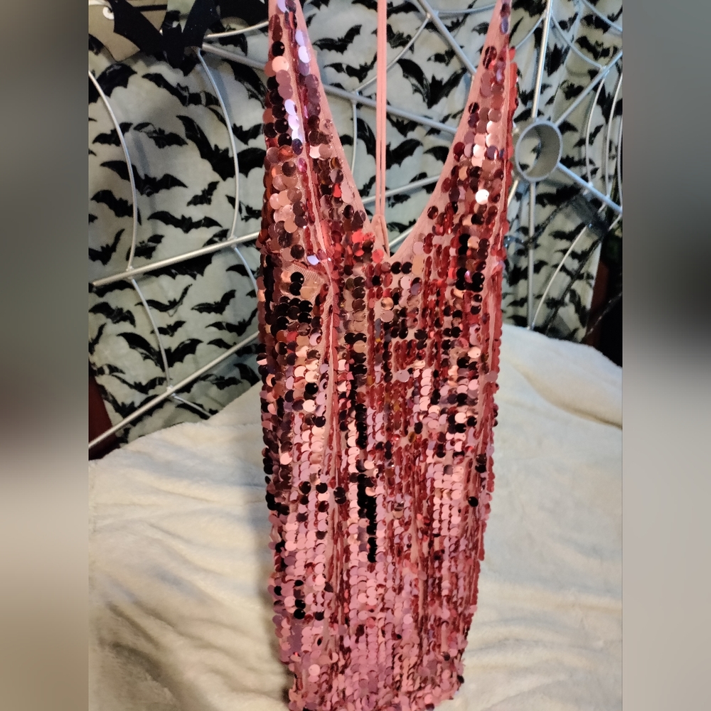 COPY - Large sequence cami dress